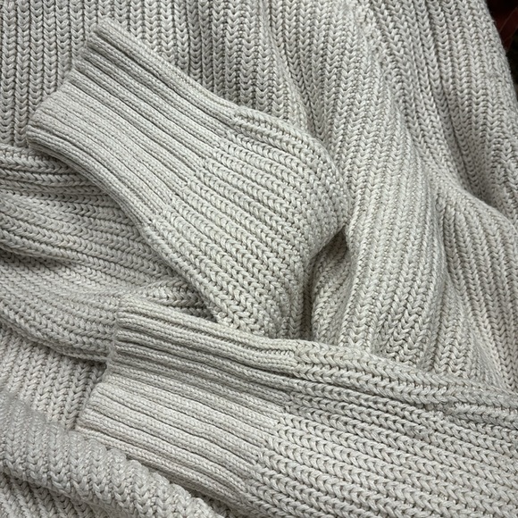 Tentree chunky sweater, cream, S, organic cotton and wool - Picture 12 of 12